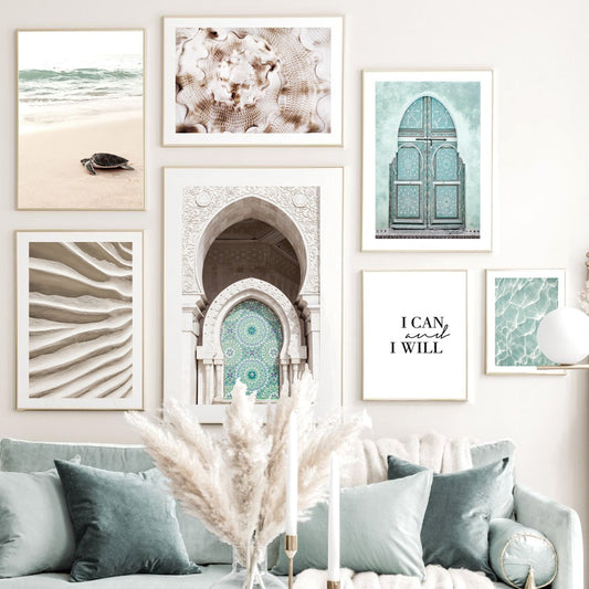 Aqua Tranquility, canvas