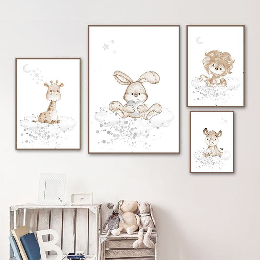 Adorable babies, canvas