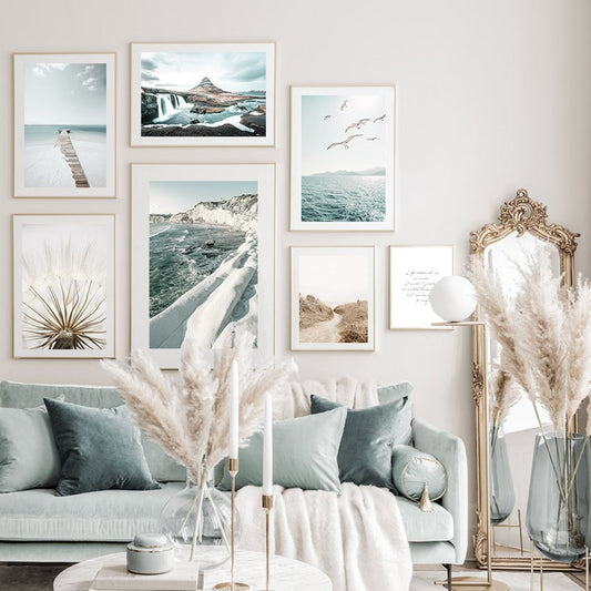 Clear waters, canvas