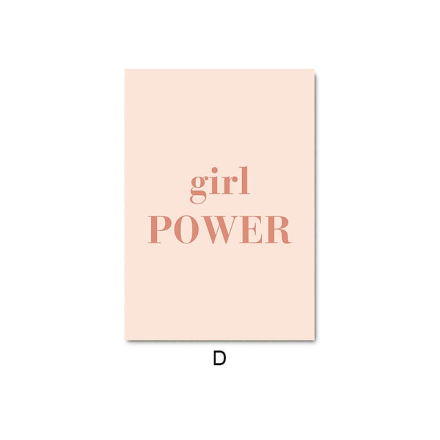 Girl power, canvas