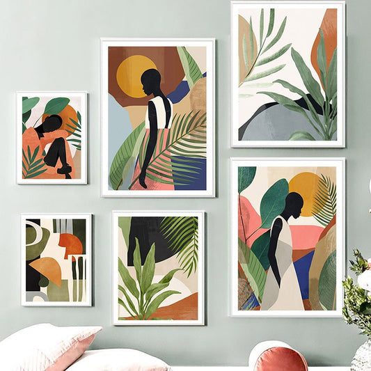 Abstract Africa, canvas