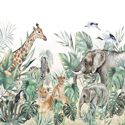 Jungle Mural, Wall Stickers