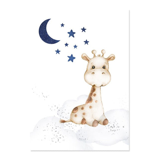 Personalized Night Animals, canvas