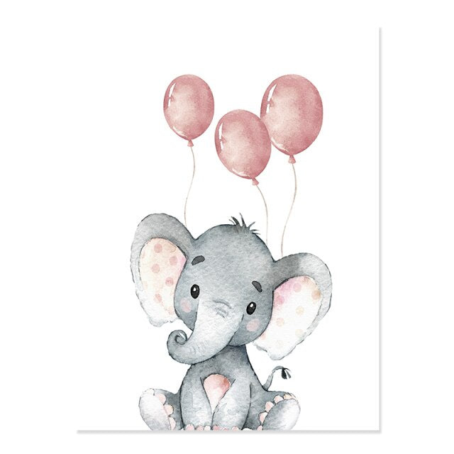 Personalized Cute Elephant,canvas