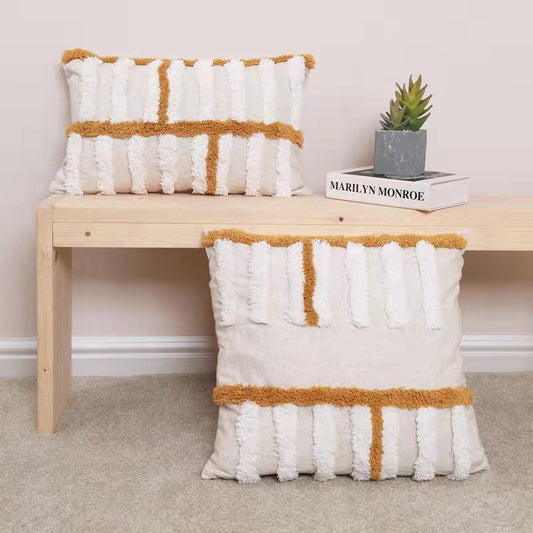 Mustard Stripes Tufted