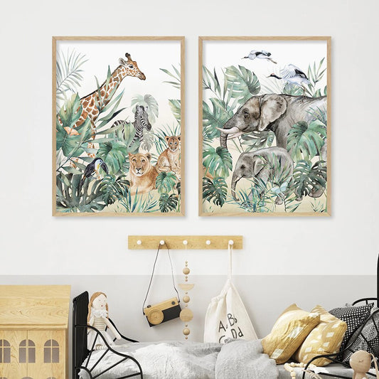 Tropical Safari, canvas