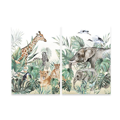 Tropical Safari, canvas