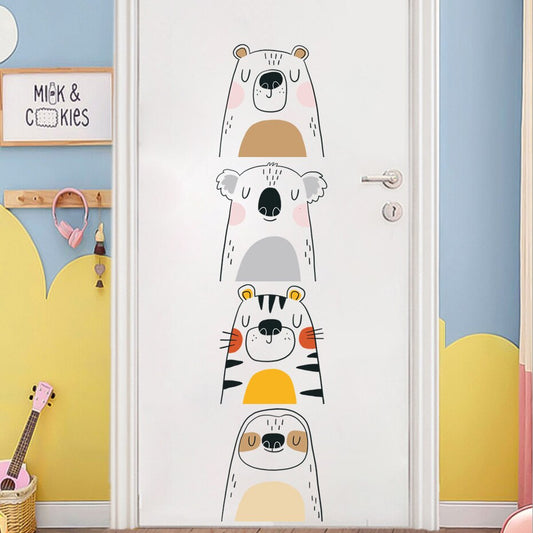 Cartoon Animals, Wall Stickers