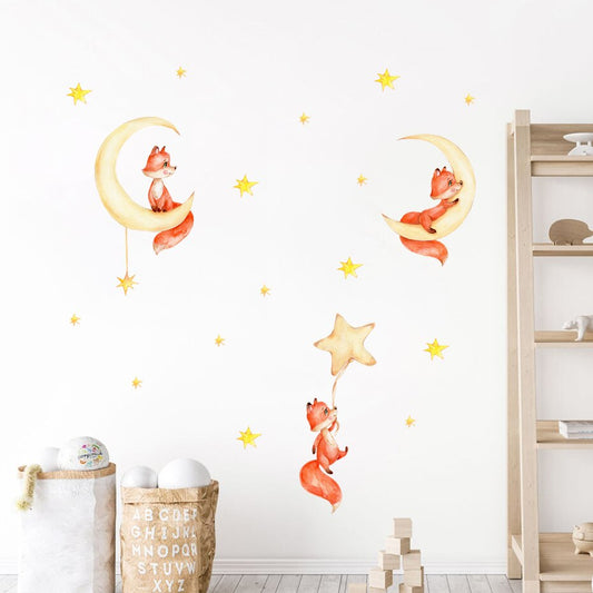 Cute Fox, Wall Stickers