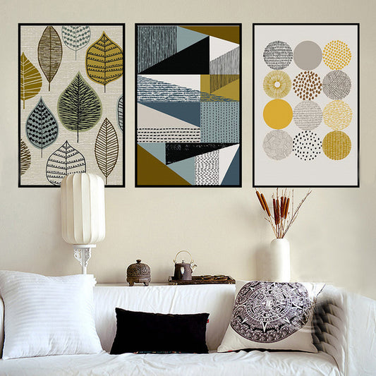 Scandinavian Geometric Design, canvas