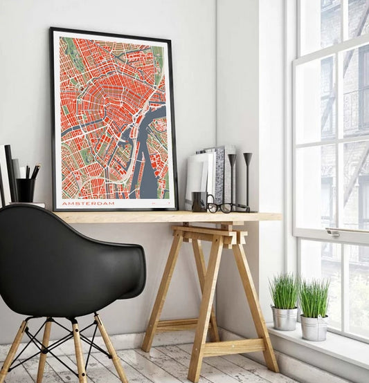 Famous Cities, canvas