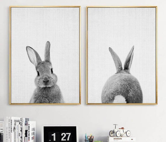 Rabbit, canvas