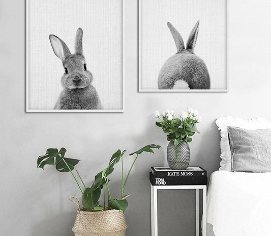 Rabbit, canvas