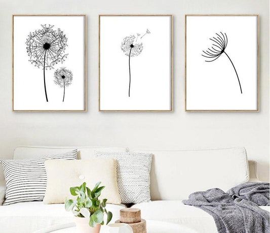 Dandelion, canvas