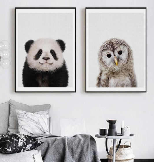 Loving faces, canvas