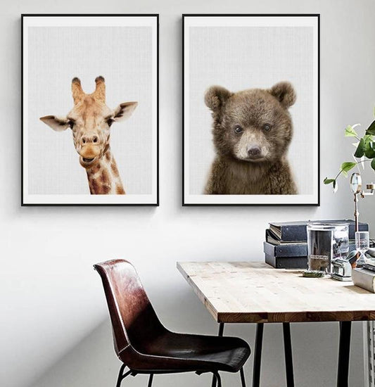 Sweet animals, canvas