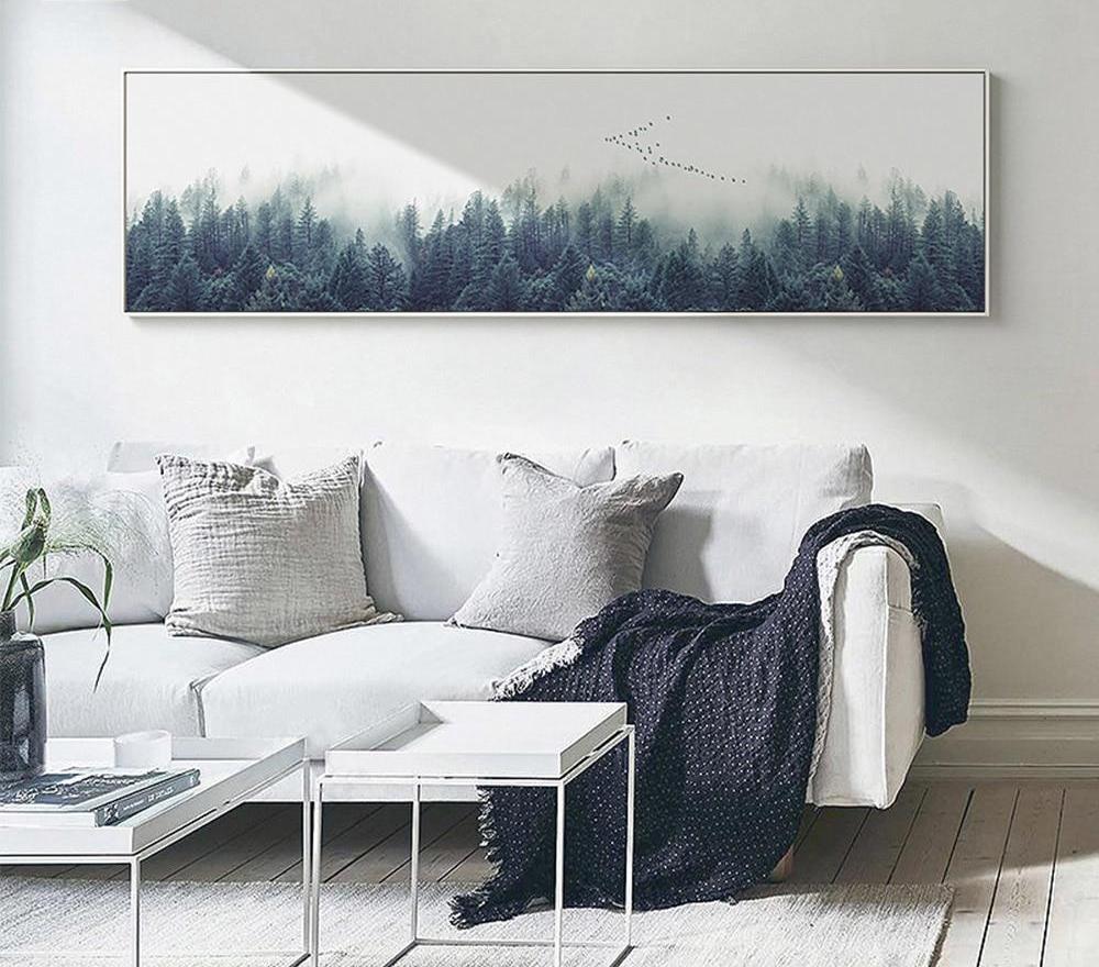 Panoramic Nordic Forest, canvas