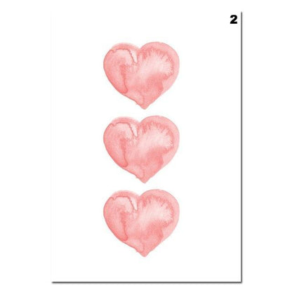 Alphabet heart, canvas