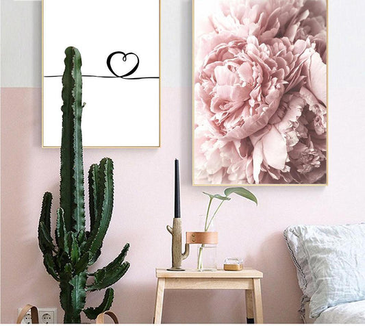 Scandinavian Flower, canvas