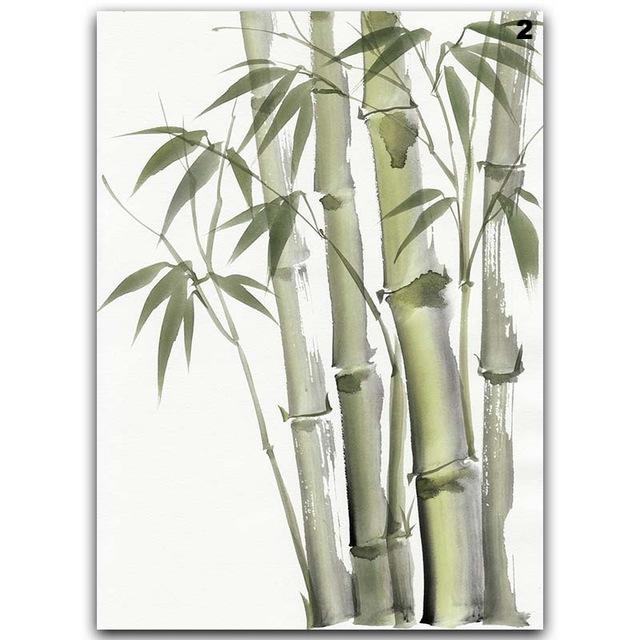 Bamboo, canvas