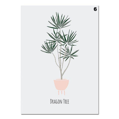 Scandinavian Plant Pots, canvas