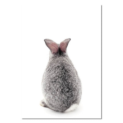 Bubble bunny, canvas