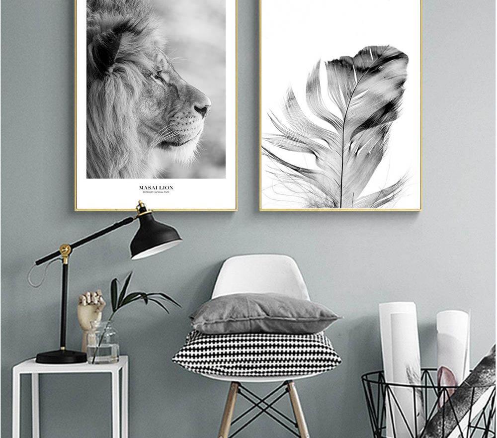 Lion World, canvas