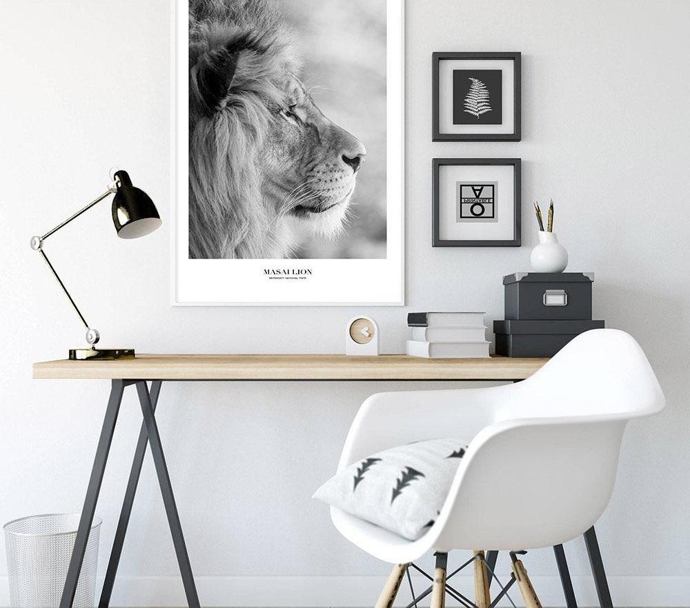 Lion World, canvas