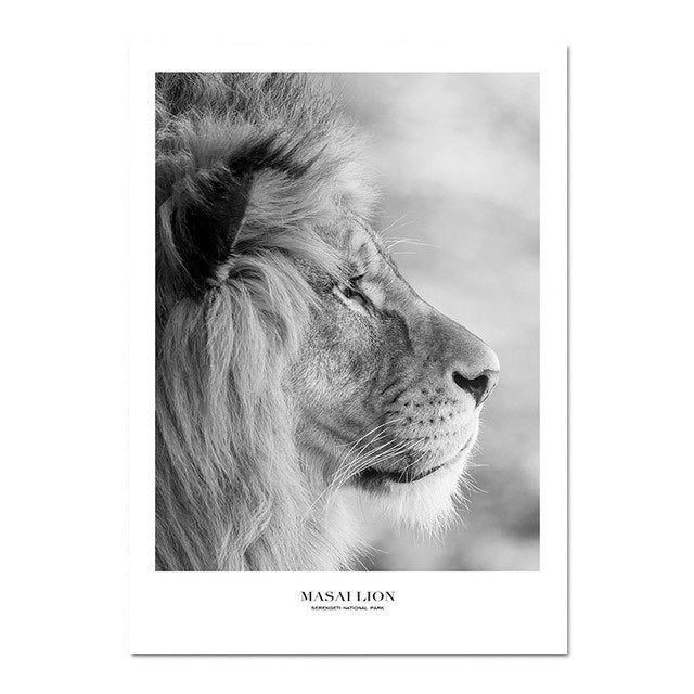 Lion World, canvas