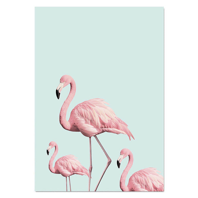 Flamingo Flower, canvas