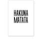 Hakuna Matata, canvas