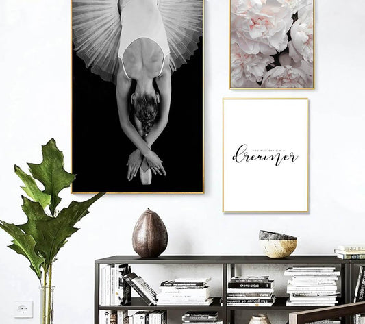 Flower Ballet Dancing, canvas