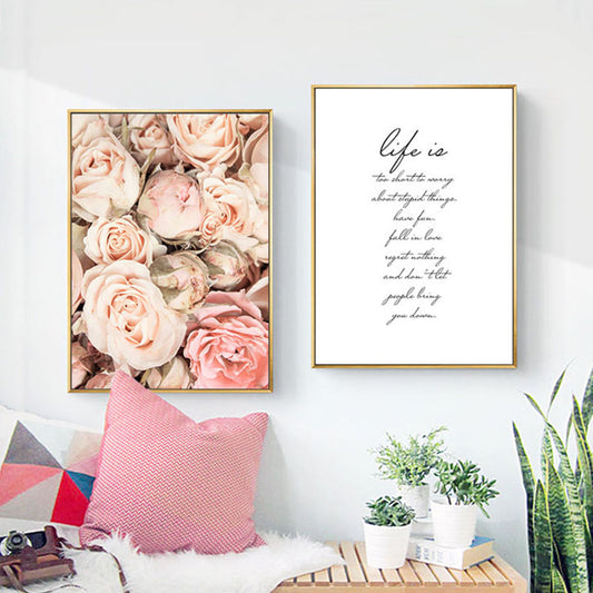 Floral Print, canvas