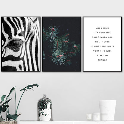 Zebra vision, canvas