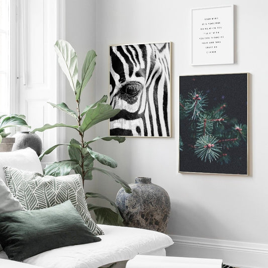 Zebra vision, canvas