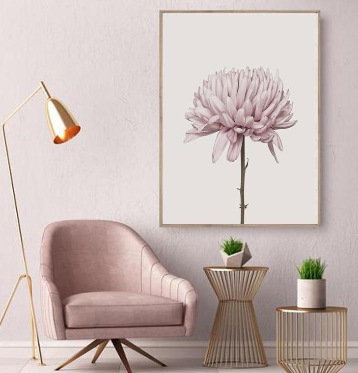 Delicate Pink, canvas