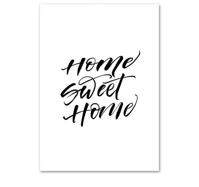 Home Sweet Home, canvas