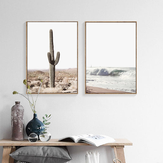 Desert Cactus, canvas