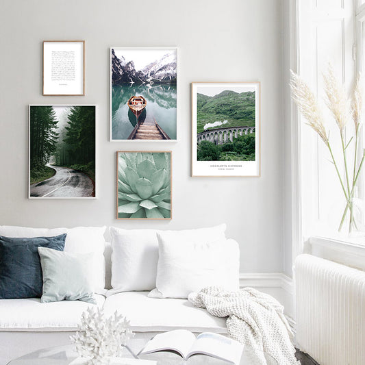 Scandinavian Scenes, canvas