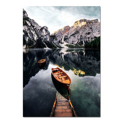 Scandinavian landscapes, canvas