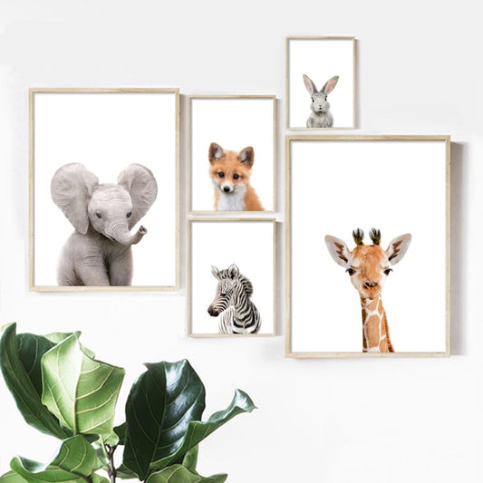 Tiny Animals, canvas